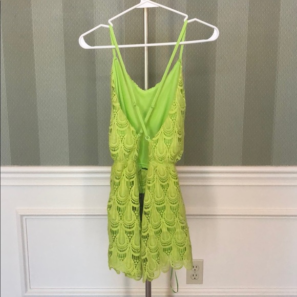COPY - NWT Lime Mojito Cross Cross Back Romper - Picture 2 of 3